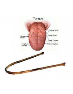 Raspador de lengua cobre - Limpiador de lengua de cobre - MundoYoga.com