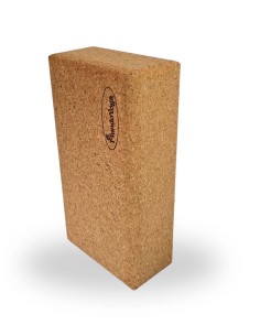 Ladrillo de Corcho Slim (Formato Fino) - 23 x 12 x 6,5 cm - 470g - MundoYoga Tienda Especializada en Yoga