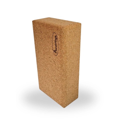 Yoga Cork Brick Slim (Slim Size)- 23 x 12 x 6,5 cm - 470g - MundoYoga Yoga Shop Specializing in Yoga
