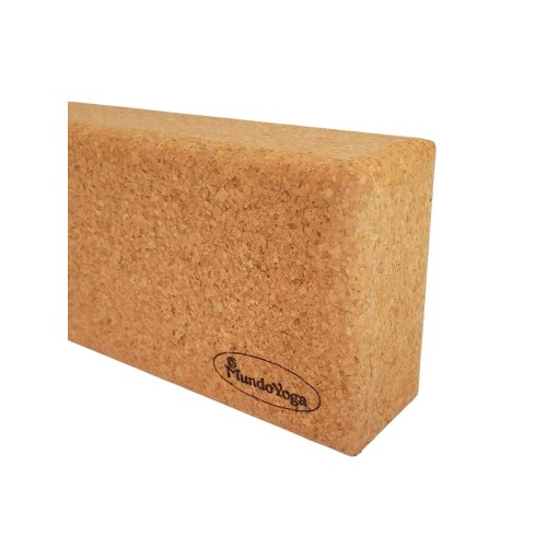 Yoga Cork Brick Slim (Slim Size)- 23 x 12 x 6,5 cm - 470g - MundoYoga Yoga Shop Specializing in Yoga