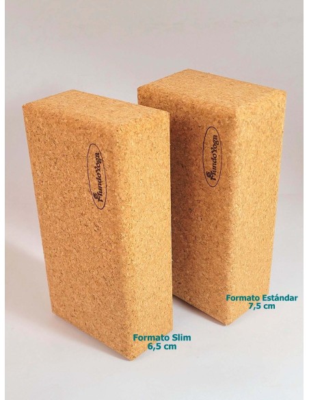 Yoga Cork Brick Slim (Slim Size)- 23 x 12 x 6,5 cm - 470g - MundoYoga Yoga Shop Specializing in Yoga Yoga Cork Brick Slim (Slim Size)- 23 x 12 x 6,5 cm - 470g - MundoYoga Yoga Shop Specializing in Yoga