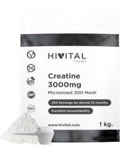 Creatina 3000 mg - Bolsa de 1 Kg.