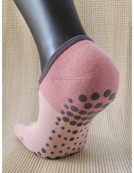 Meias antiderrapantes YOGA Blush-Rose | Conforto e aderência