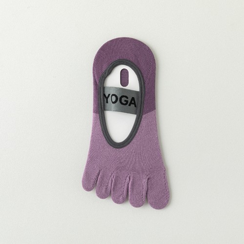 YOGA meias antiderrapantes Mauve | Apoio e harmonia