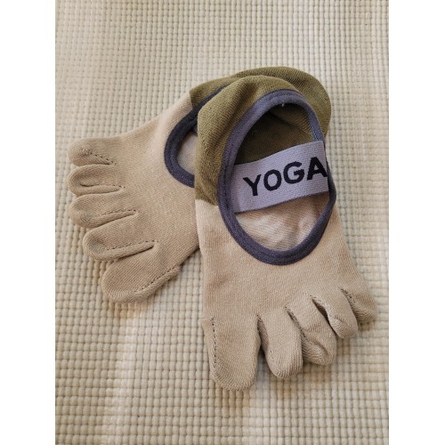 YOGA Anti-Slip Toe Socks Avocado | Estilo e estabilidade