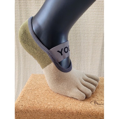 YOGA Anti-Slip Toe Socks Avocado | Estilo e estabilidade