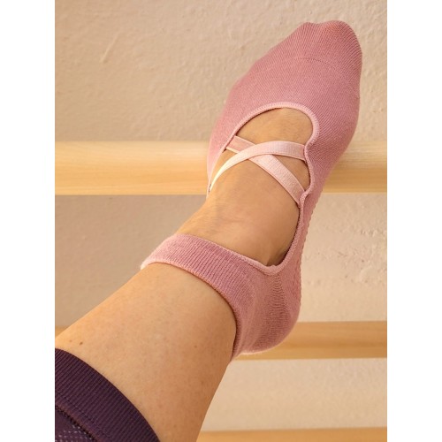 Non-slip Yoga and Pilates socks “Dance”, Blush - MundoYoga Yoga Shop Specializing in Yoga