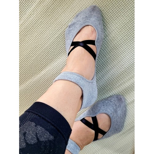 Meias de ioga Dance Cement antiderrapante para os pés - MundoYoga