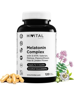 Melatonina Complex, 120 cápsulas veganas