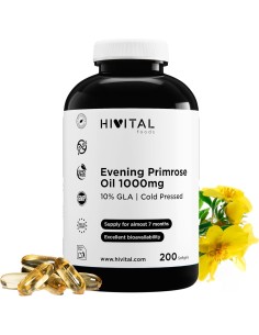 Nachtkerzenöl und Vitamin E, 200 Kapseln aus pflanzlichem Öl