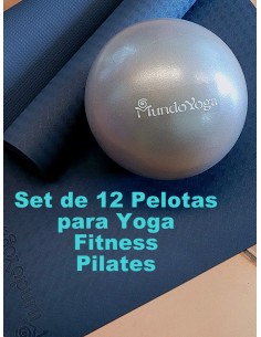 Set de 12 Pelotas para Fitness,Yoga y Pilates
