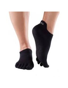 Meias até ao tornozelo com dedos - Preto - Toesox com dedos - MundoYoga Loja de Yoga especializada em Yoga