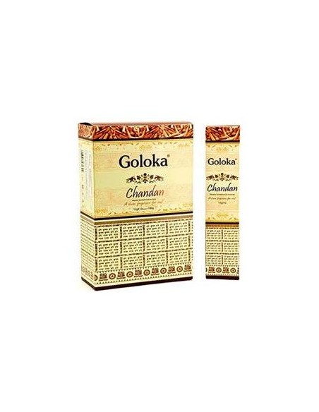 Incienso Goloka Premium, Chandan - Incienso de la India - MundoYoga Tienda Especializada en Yoga