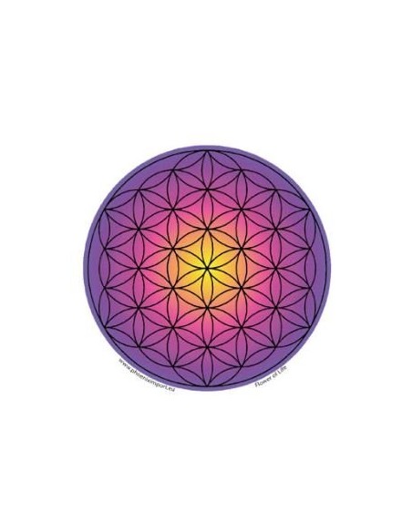 Sticker Flower of Life multicolor - Mandalas & Stickers - MundoYoga Yoga Shop Specializing in Yoga