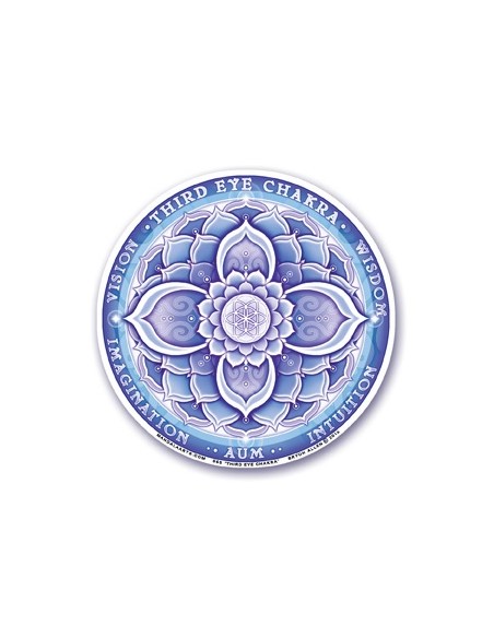 Autocolante Sexto Chakra - Agña- Ajna - Mandalas e autocolantes - MundoYoga Loja de Yoga especializada em Yoga